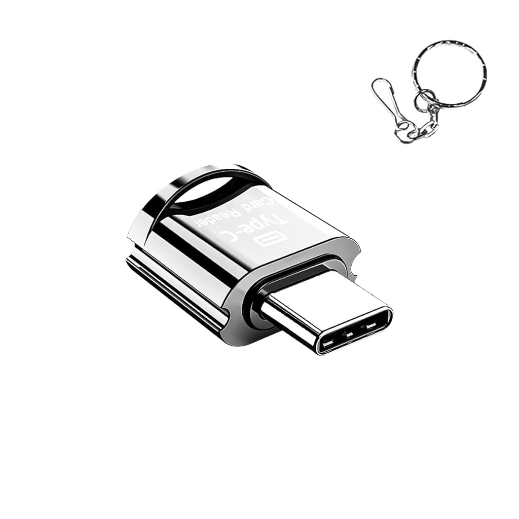 Verilux Micro SD Card Reader Mini Type C Card Reader TF Card Reader with Keychain USB C to Micro SD SDHC SDXC OTG Memory Card Reader Compatible with Laptops, MacBook Pro, Galaxy Note 20 S20 Verilux Micro SD Card Reader Mini Type C Card Reader TF Card Reader with Keychain USB C to Micro SD SDHC SDXC OTG Memory Card Reader Compatible with Laptops, MacBook Pro, Galaxy Note 20 S20